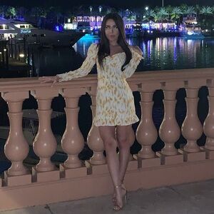 Rahi Women's White Gold Bailey Marble Print Long Sleeve Mini Dress Size XS